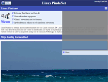 Tablet Screenshot of linux.pindanet.be